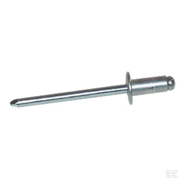 Заклепка 6x20 Alu/Stahl vz. DIN 7337, шт